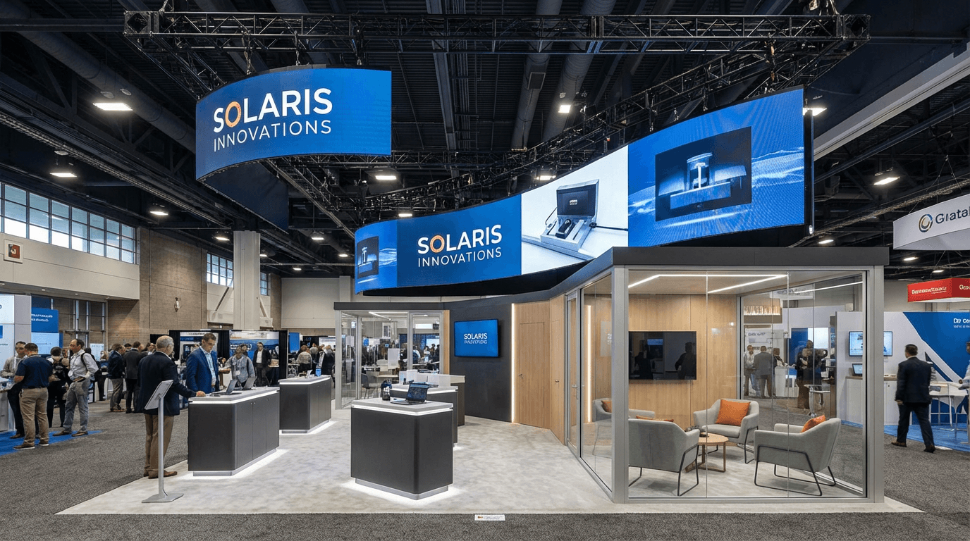 Visualizar su stand de feria profesional antes de construirlo